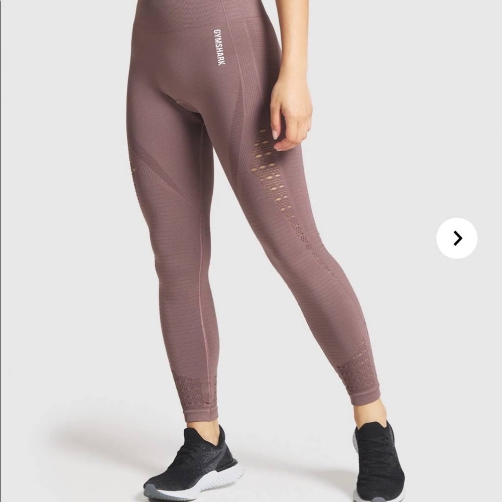 Gymshark Energy+ Seamless Leggings - Taupe (small)